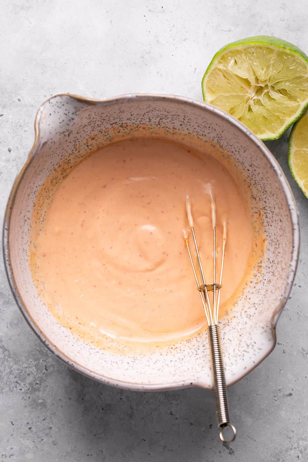 sriracha mayo. mixed in a bowl