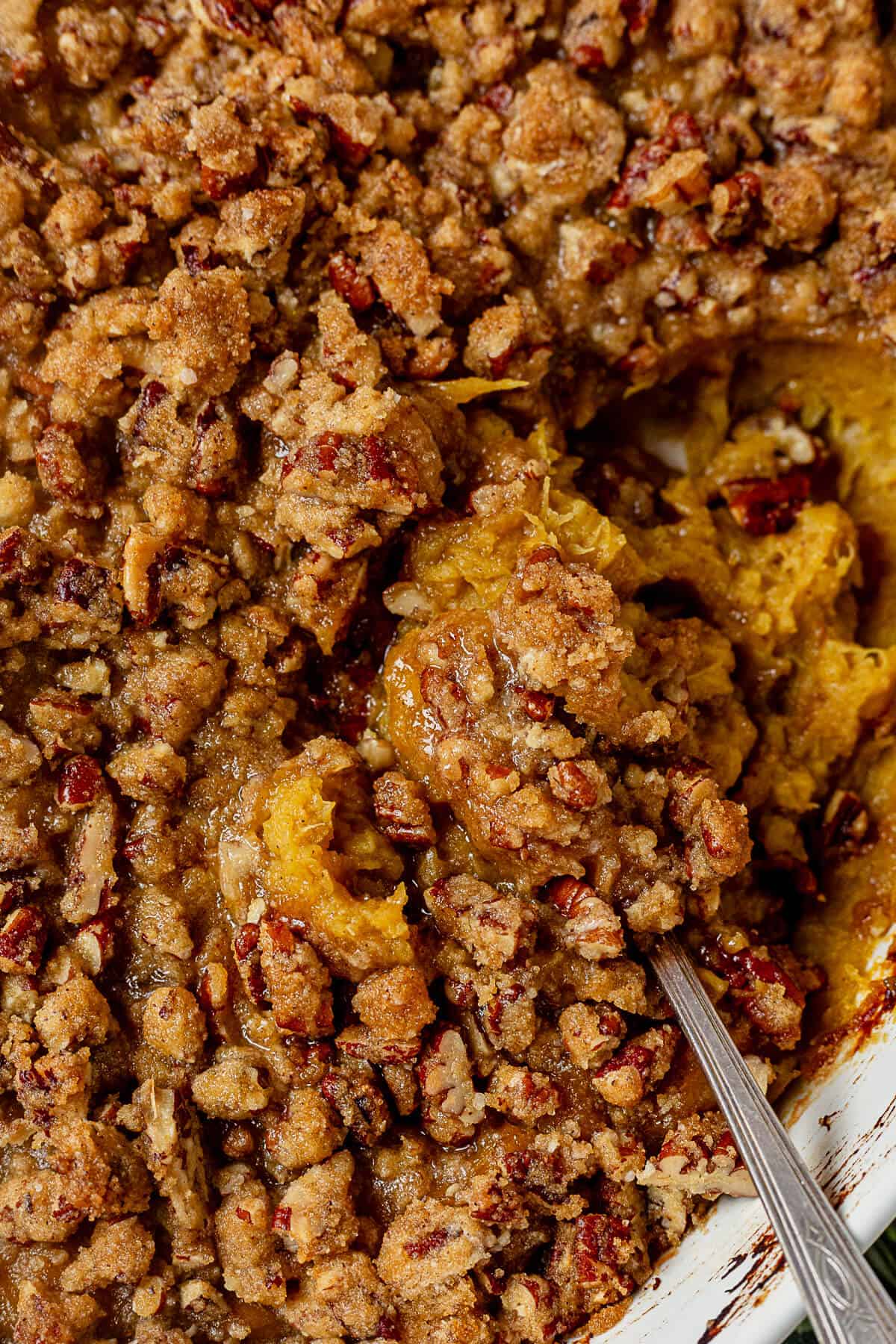 spoonful of acorn squash casserole