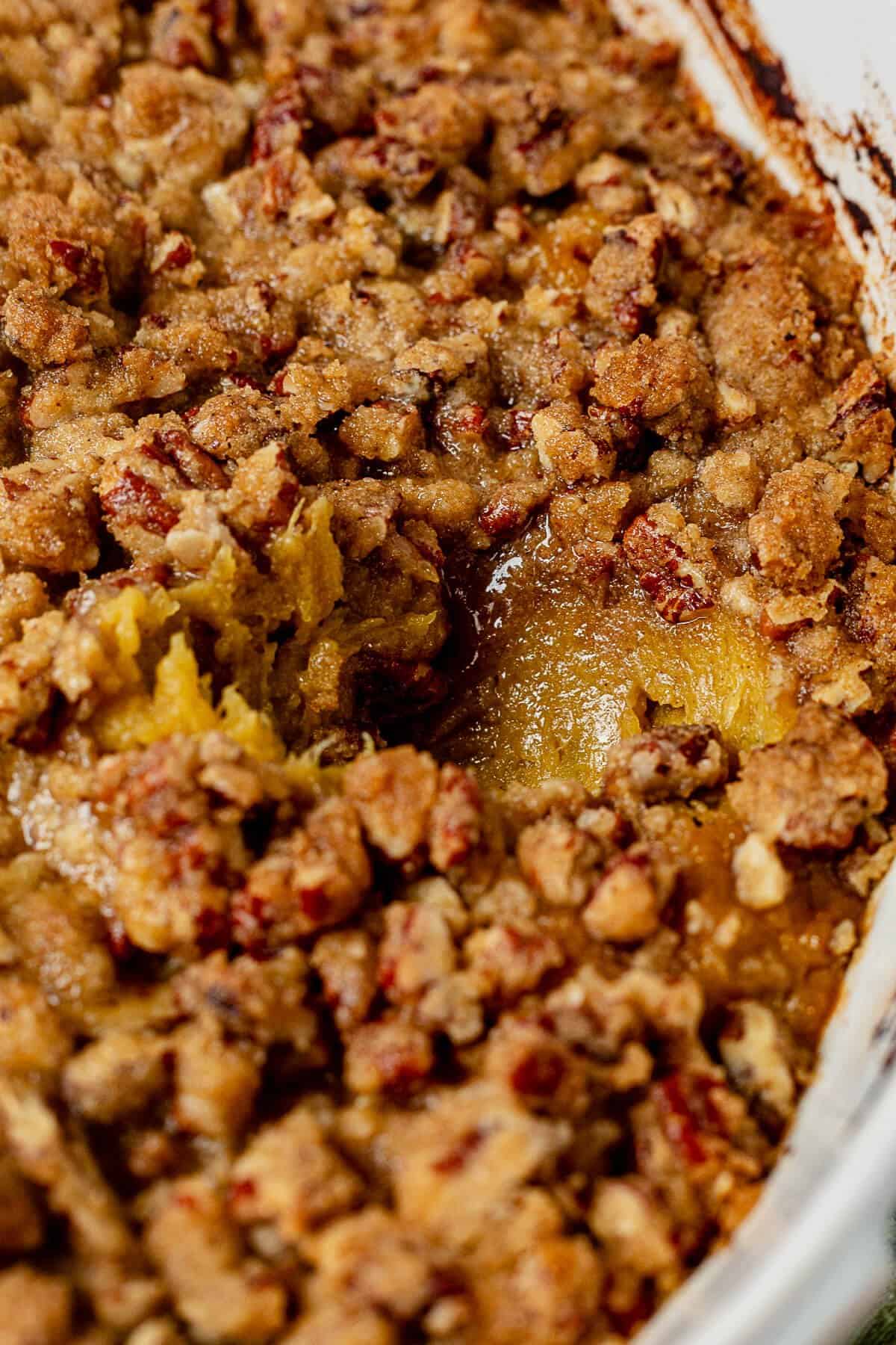 brown butter pecan acorn squash casserole