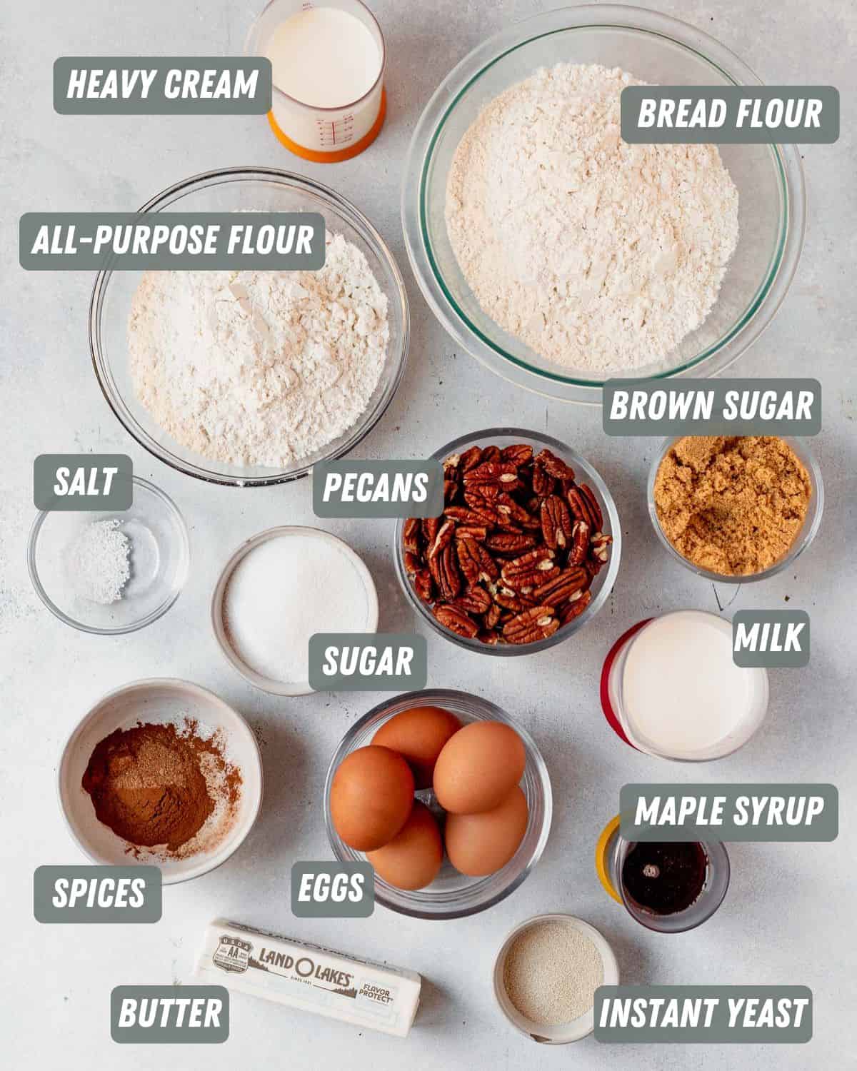 sticky bun ingredients