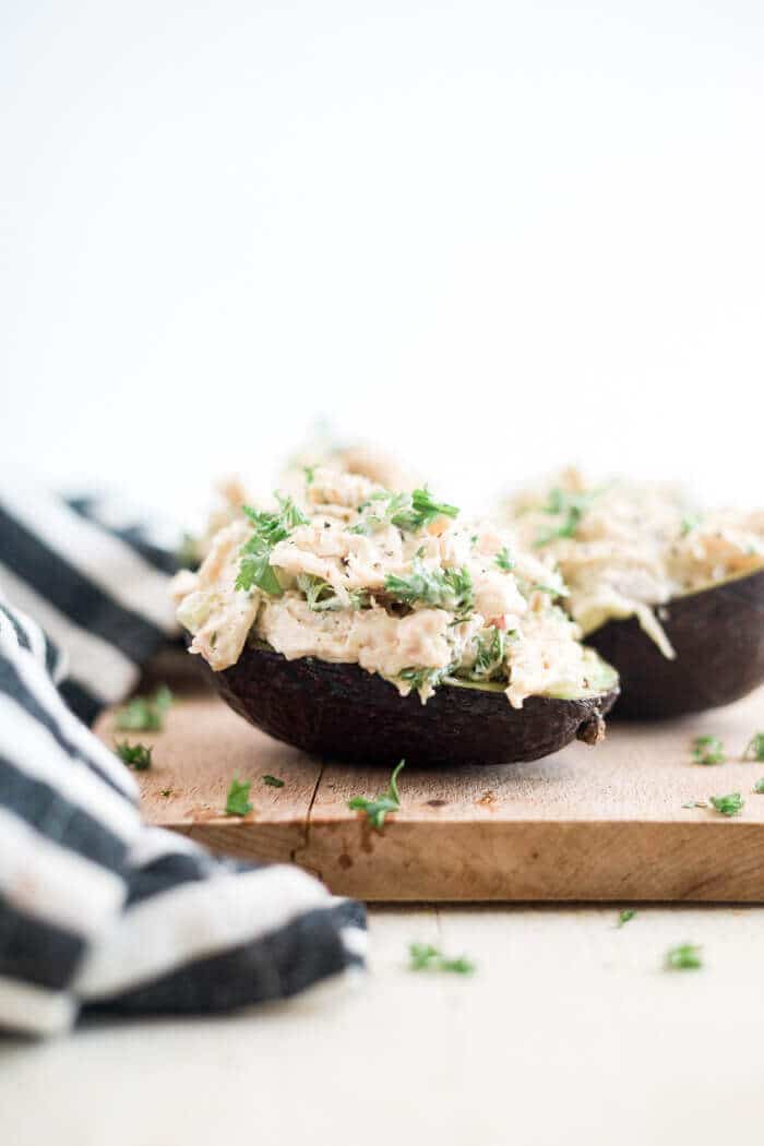 health stuffed avocado