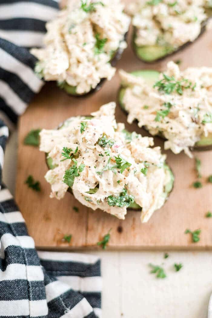 avocado stuffed chicken