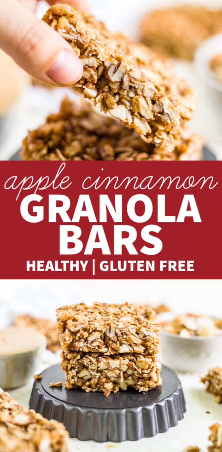 apple cinnamon granola bars