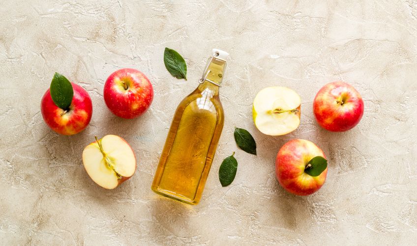 Apple Cider Vinegar and Sea Salt for Acne