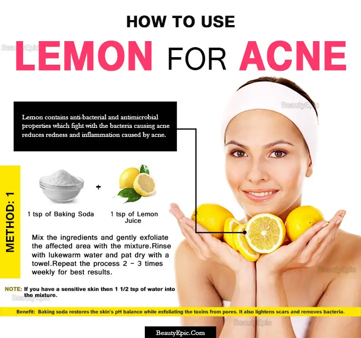 lemon for acne