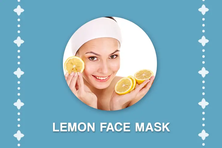 lemon face mask for acne scars